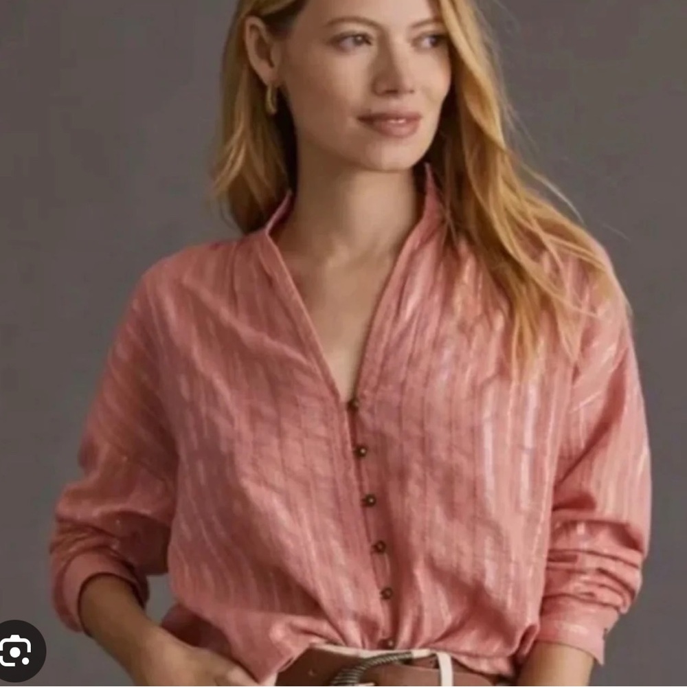 Pilcro Tavi Button Down Blouse